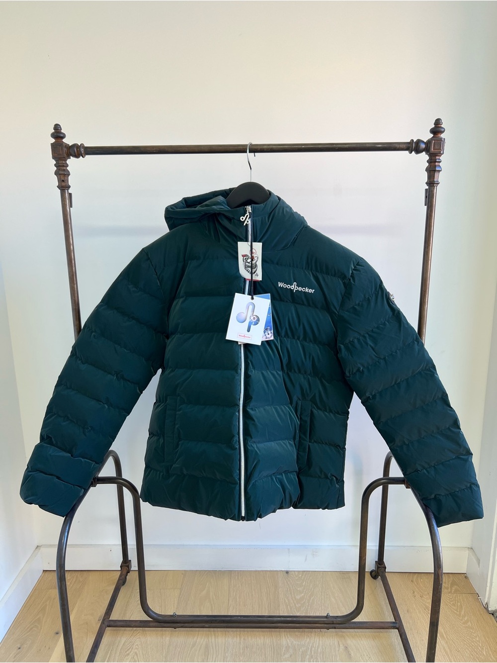 Woodpecker men’s green jacket NWT size XL